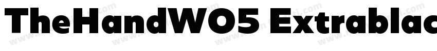 TheHandW05 Extrablack字体转换